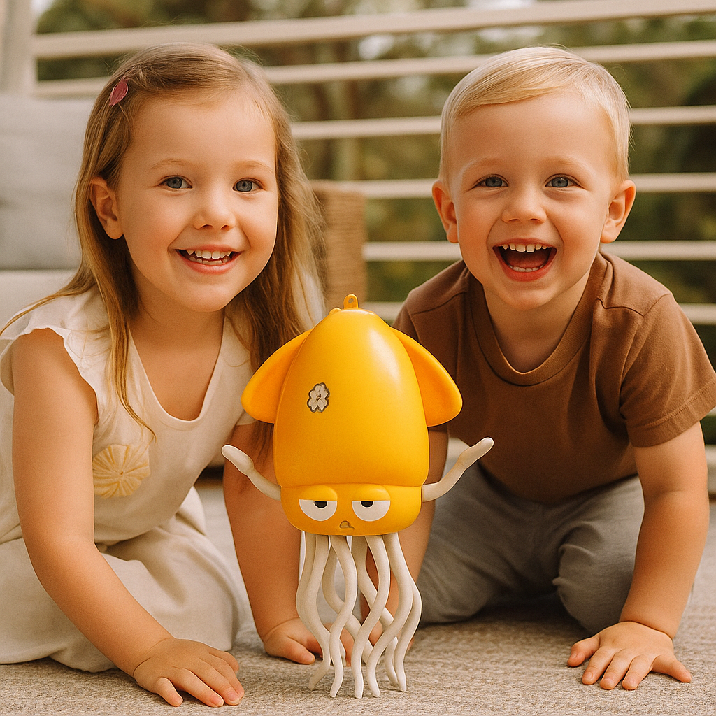 Dancing Squid Tummy Time Toy