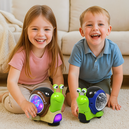 Glowing and Music Playing Crawling Snail Toy