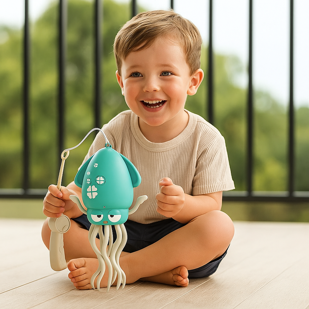 Dancing Squid Tummy Time Toy