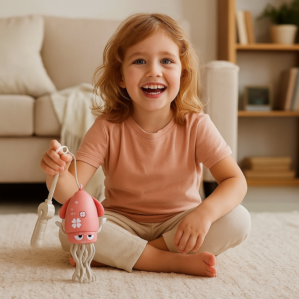 Dancing Squid Tummy Time Toy
