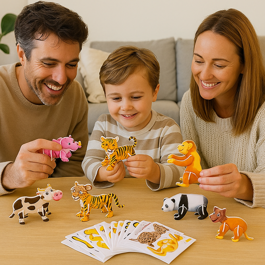 3D Cartoon Puzzle Set for Children