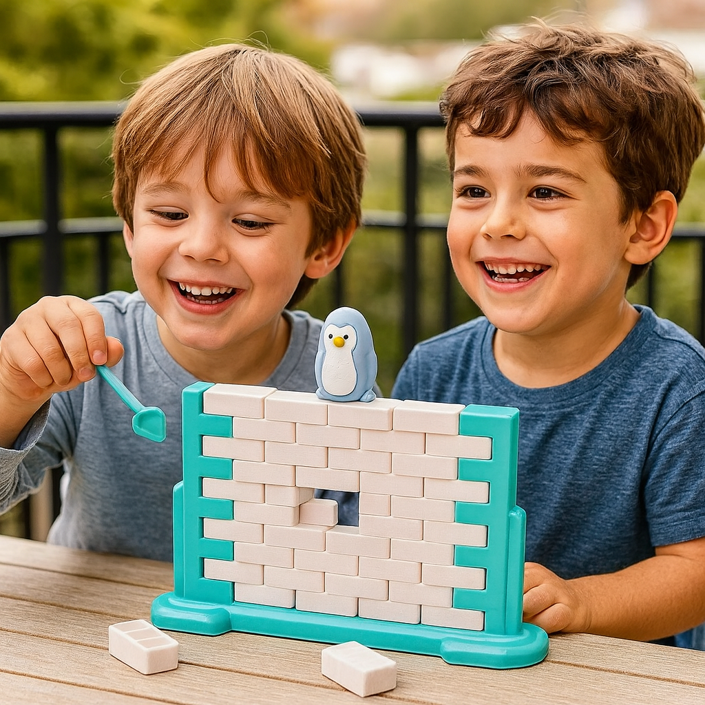 Penguin Ice Wall Balance Family Game
