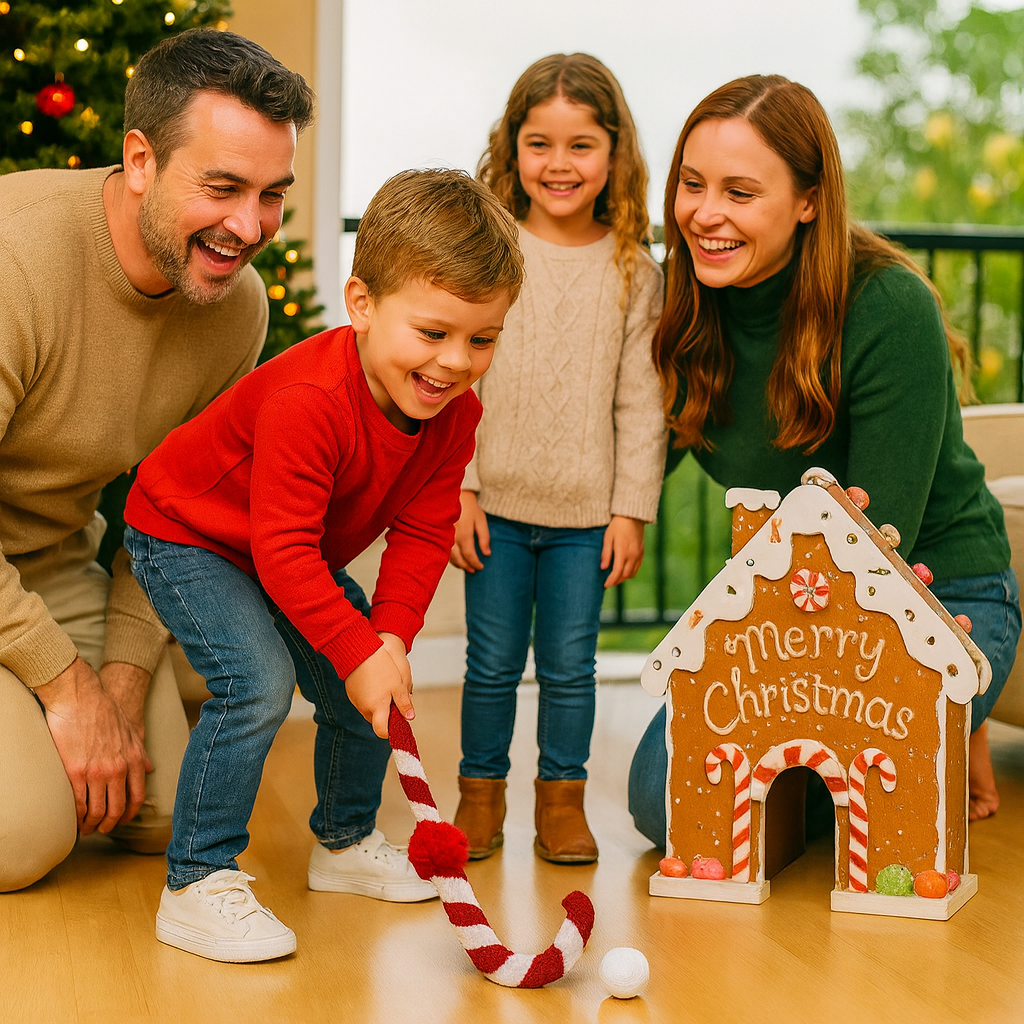 Gingerbread Golf Christmas Toy