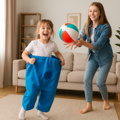 Clown Pants Catch Ball Family Game