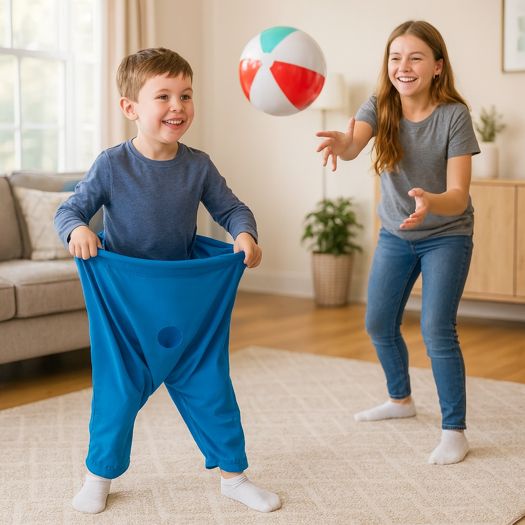 Clown Pants Catch Ball Family Game
