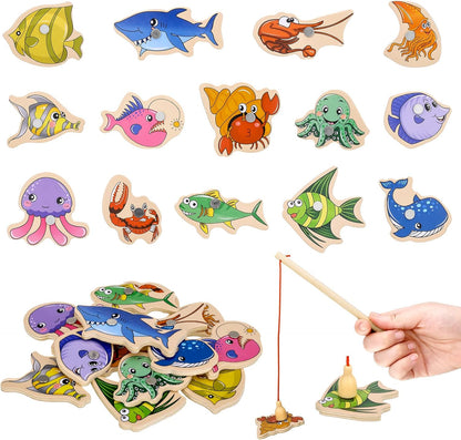 Montessori Fishing Rod Game for Children