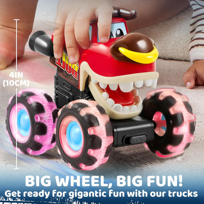 Luminous monster truck toy cars