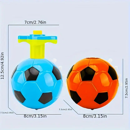 Luminous LED Football Spinning Top Toy