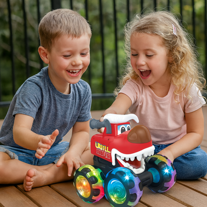 Luminous monster truck toy cars