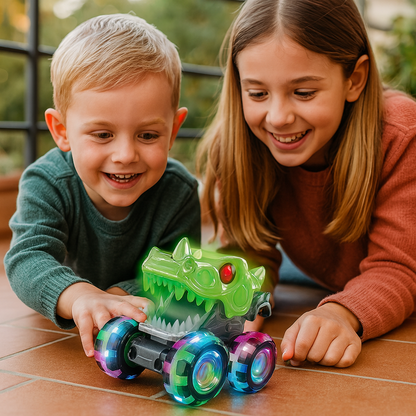 Luminous monster truck toy cars
