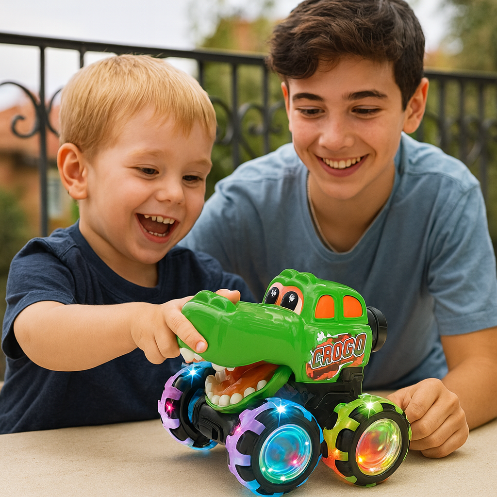 Luminous monster truck toy cars