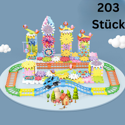 Rotating Montessori Gear Building Toy