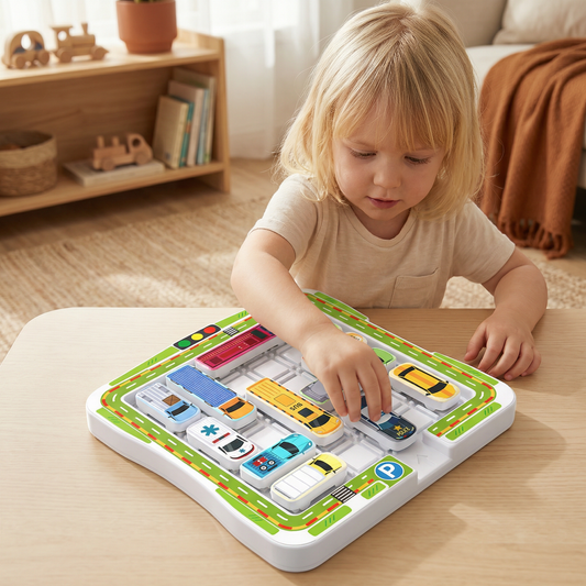 Logical Thinking – Car Parking Puzzle Toy for Kids