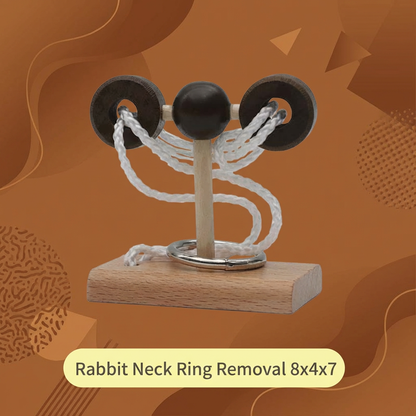 Handmade Wooden Rope Brain Teaser – Logic Puzzle Game for the Whole Family