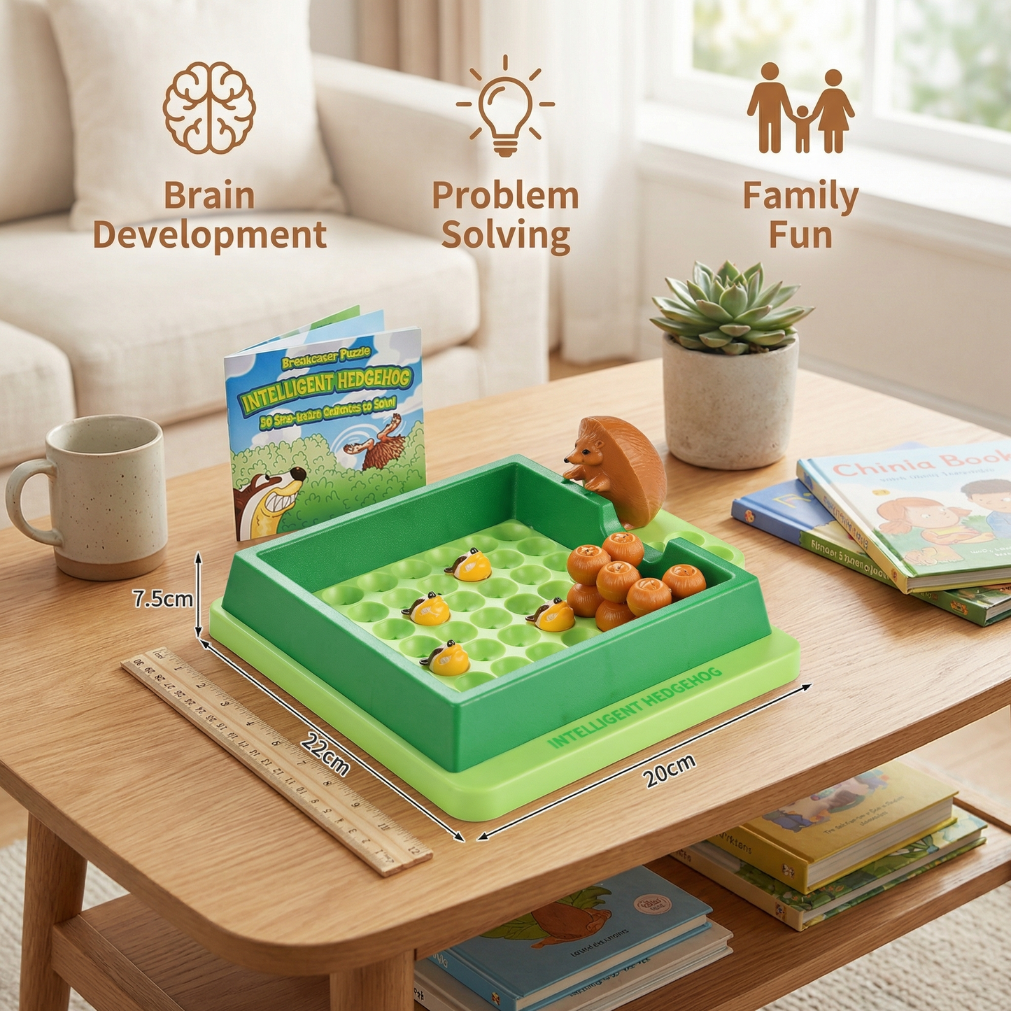 Intelligent Hedgehog - Brain Puzzle Game for Kids