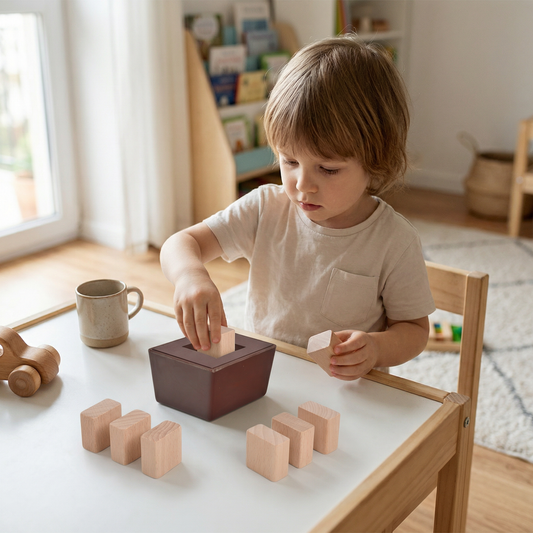 3D Wooden Logic Puzzle & Shape Challenge