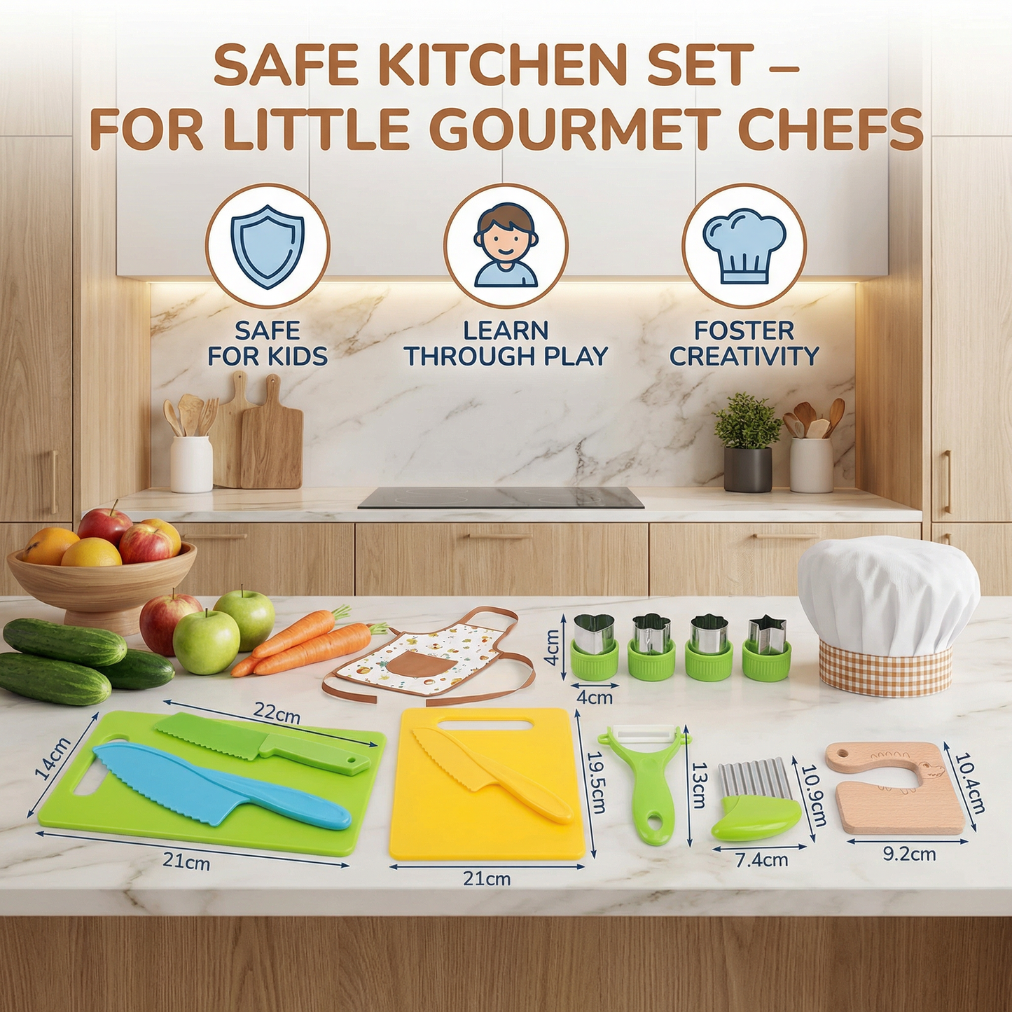 Safe Kitchen Set – for little gourmet chefs