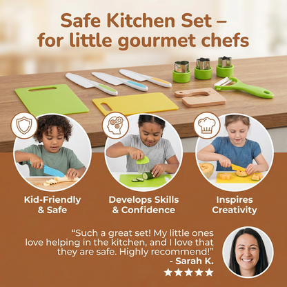 Safe Kitchen Set – for little gourmet chefs