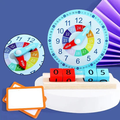 Educational Montessori Clock & Time Learning Toy