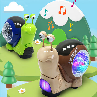 Glowing and Music Playing Crawling Snail Toy
