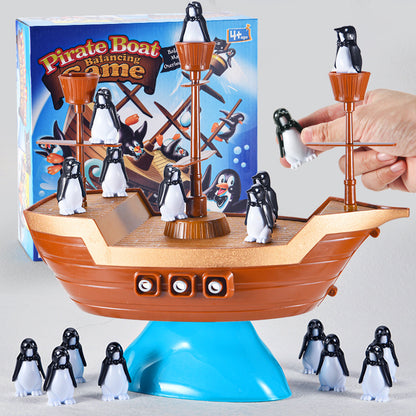 Penguin Pirate Ship Balance Game