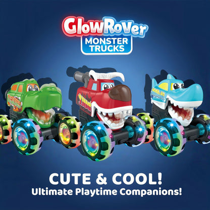 Luminous monster truck toy cars