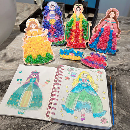 Princess Coloring and Craft Book