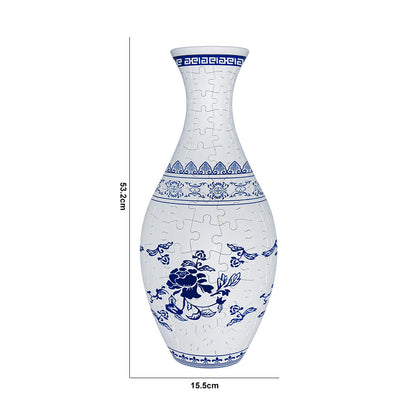 Elegant 3D Puzzle Vase – Suitable for Fresh Flowers
