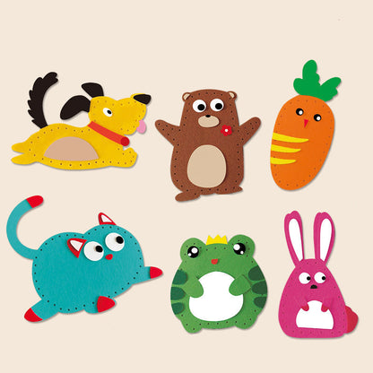 Safe Felt Animal Set for DIY Sewing