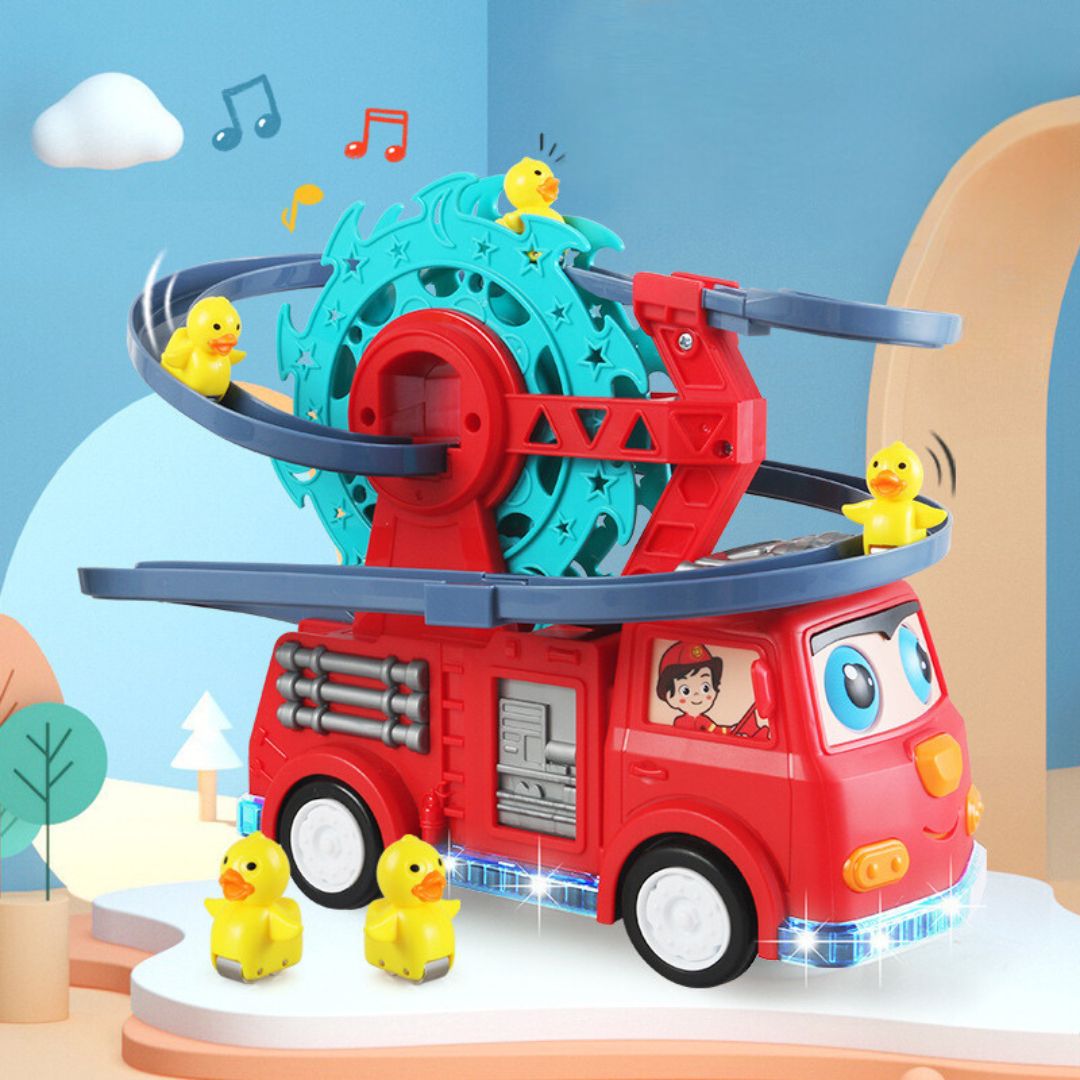 Firefighter Duck Slide Car