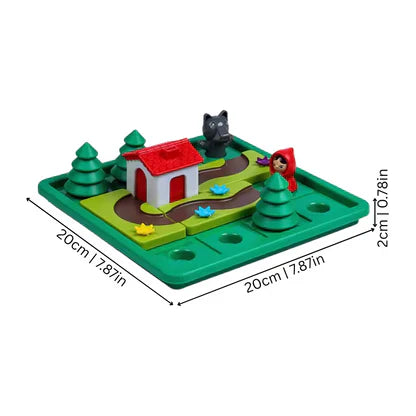 Montessori Little Red Riding Hood Puzzle and Skill Game