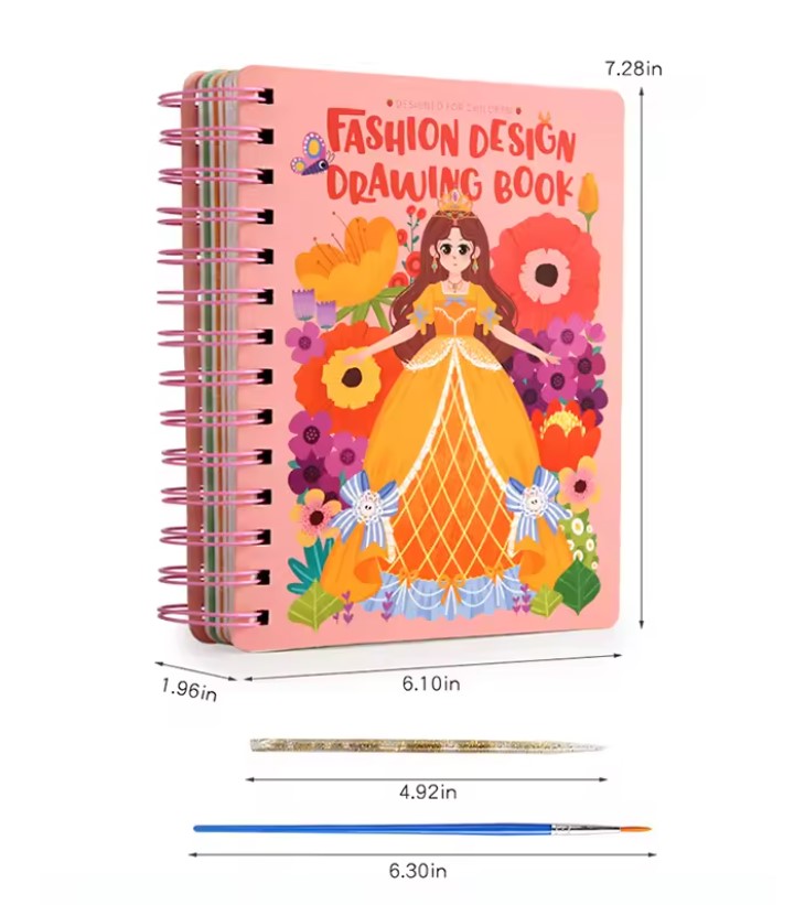 Princess Coloring and Craft Book