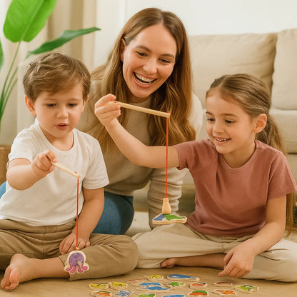 Montessori Fishing Rod Game for Children