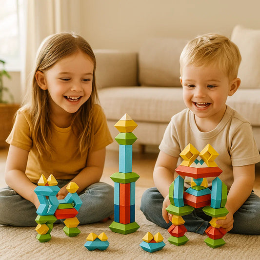 Child - Friendly Montessori Stacking Blocks