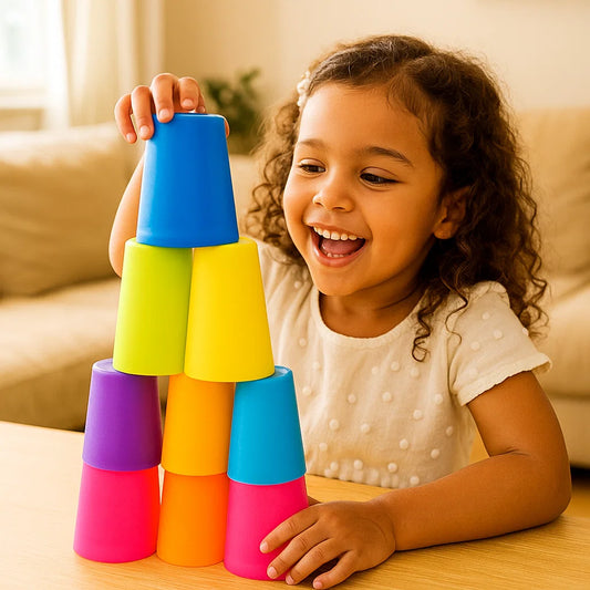 Montessori Cup Stacking Game
