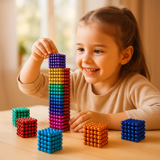 Magnetic Sphere Building Set for Creative Constructions
