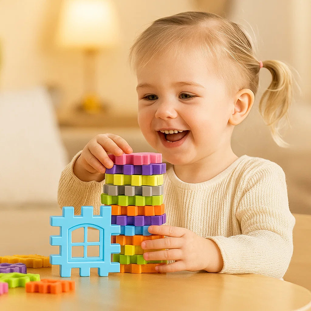 Montessori Window Building Blocks For Children