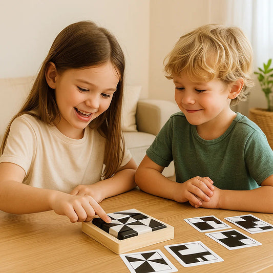 Dual Color Logic Puzzle Game in Pocket Size