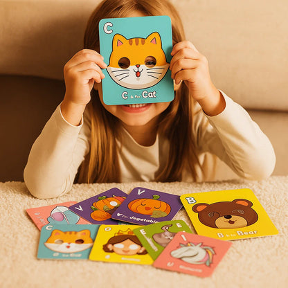 Alphabet Flashcards with Animal Designs