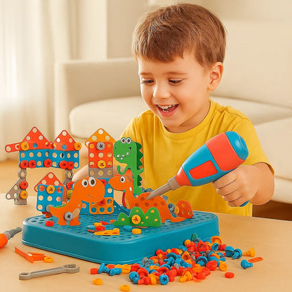 Dino Craftsman Construction Play Set for Kids