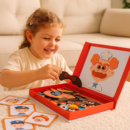 Educational Facial Expression Learning Puzzle for Kids