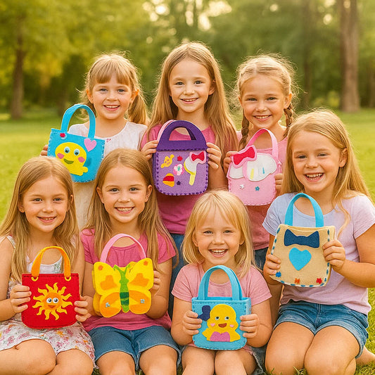Safe Felt Bag Sewing Kit for Kids