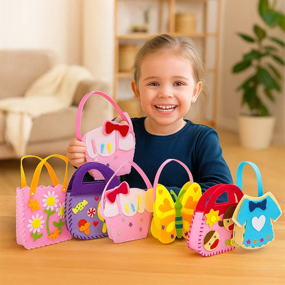 Safe Felt Bag Sewing Kit for Kids