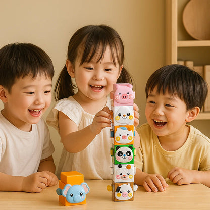 Educational Montessori Animal Stacking Toy Set