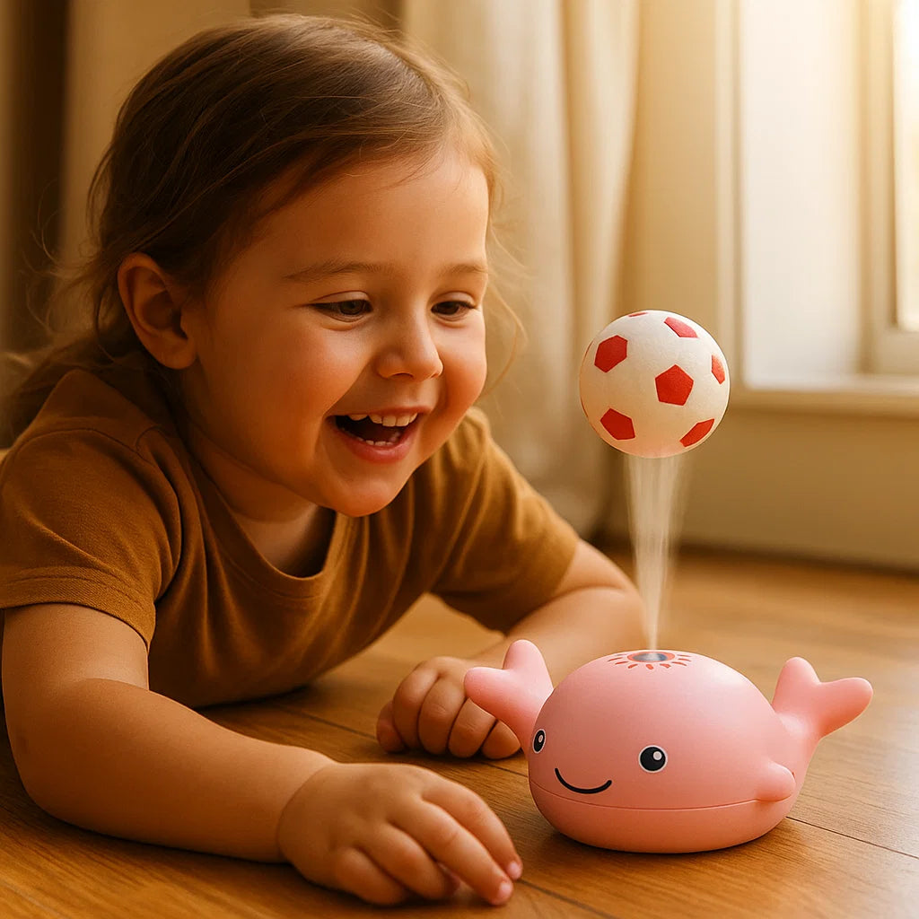 Whale Toy with Floating Ball