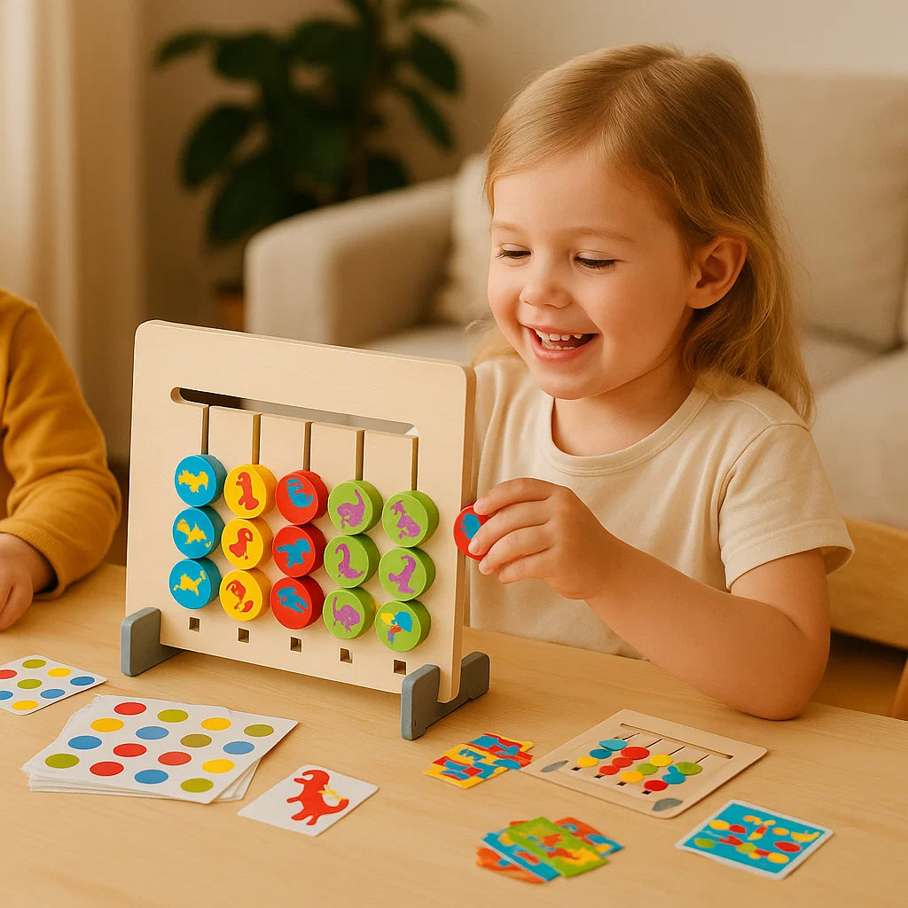 Montessori Wooden Color Matching Game