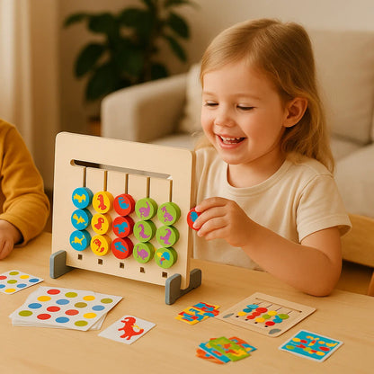 Montessori Wooden Color Matching Game