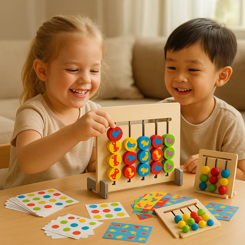 Montessori Wooden Color Matching Game
