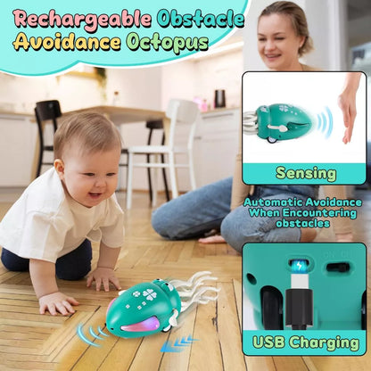 Dancing Squid Tummy Time Toy