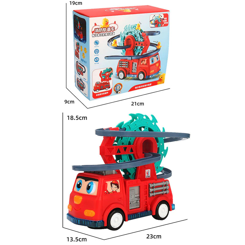 Firefighter Duck Slide Car